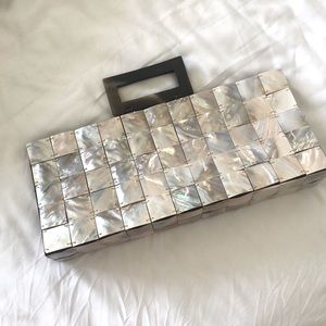 Mother of Pearl vacation clutch
